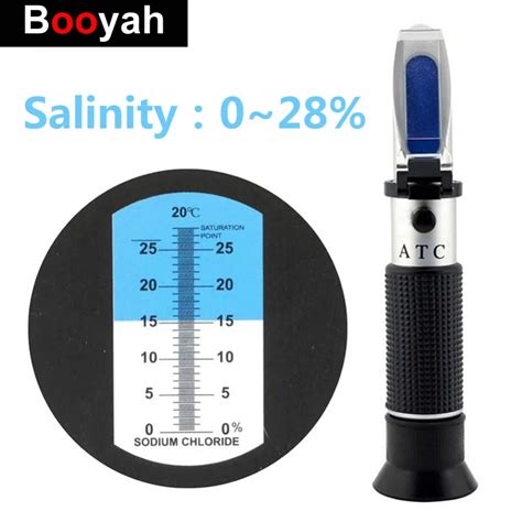 refractometer for salinity measurement|high concentration salinity meter.